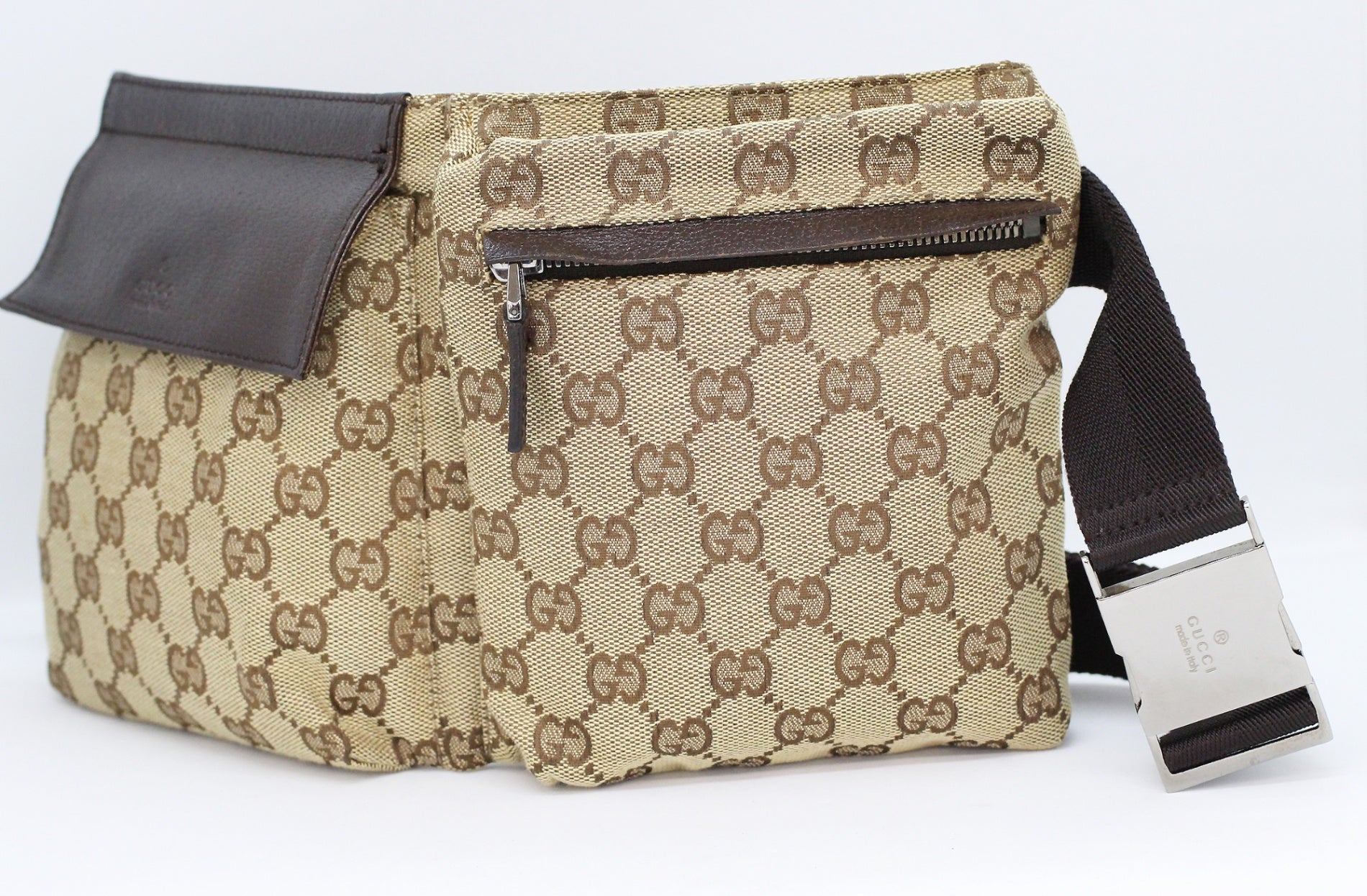 GUCCI(グッチ) ウエストバッグ 28566 GGキャンバス ボディバッグ - 電動工具・楽器・ブランド・住設家電も総合リユース｜リサイクルショップ福助