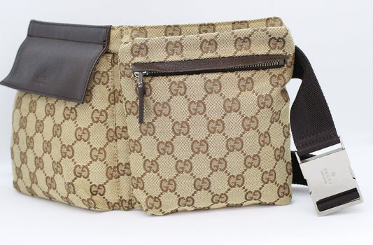 GUCCI(グッチ) ウエストバッグ 28566 GGキャンバス ボディバッグ - 電動工具・楽器・ブランド・住設家電も総合リユース｜リサイクルショップ福助