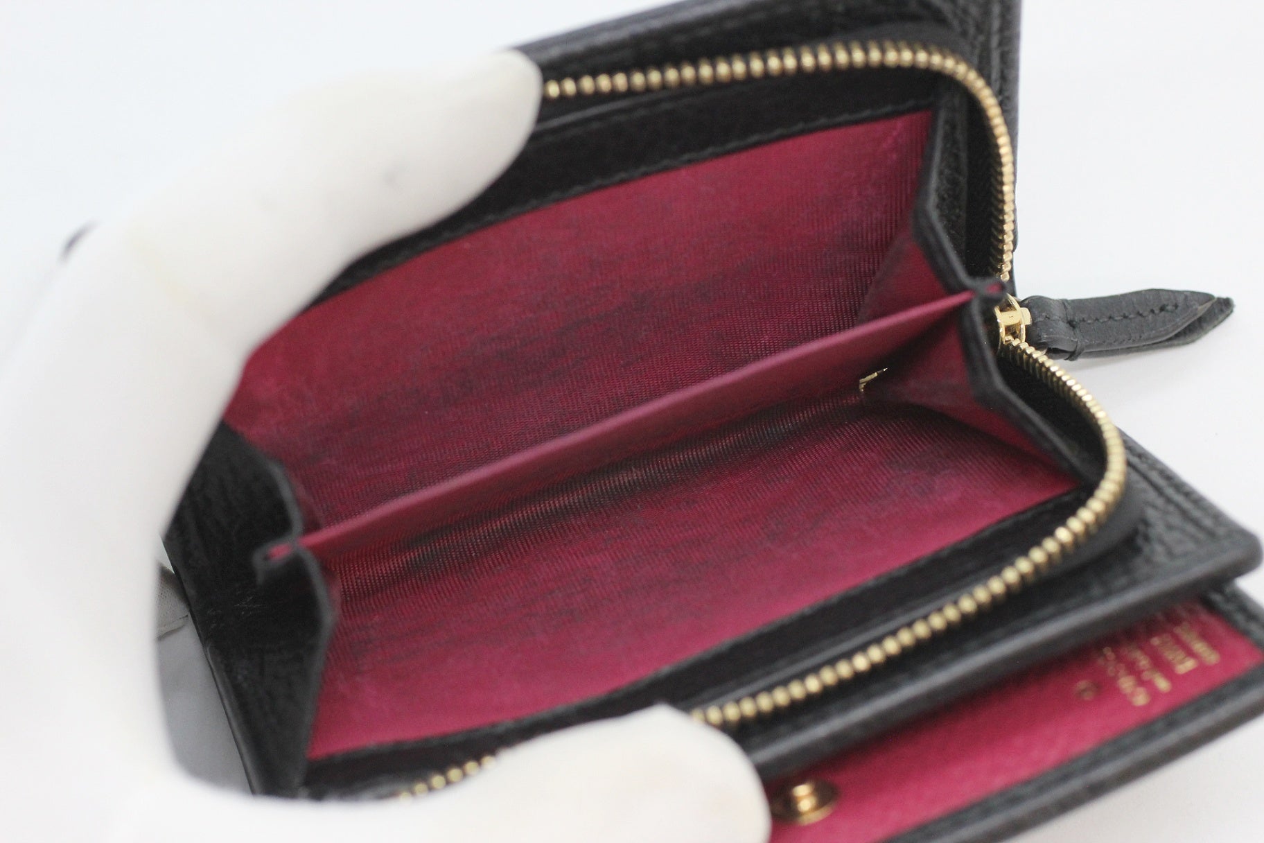 GUCCI(グッチ) コンパクトウォレット 772738 AAC1P 1061 ダブルG 二つ折りウォレット 日本限定モデル - 安心保証・業界最安値の販売 福助