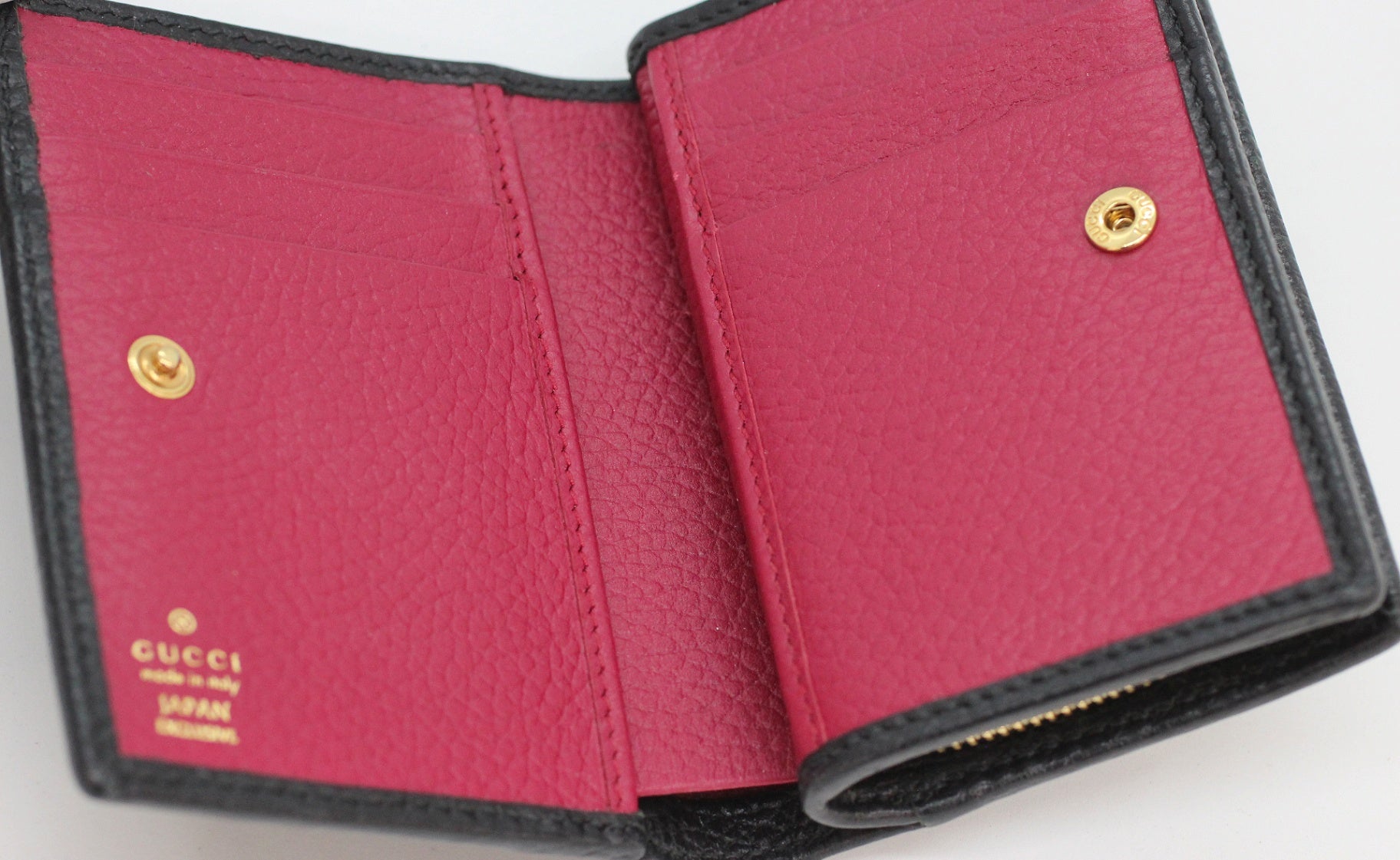 GUCCI(グッチ) コンパクトウォレット 772738 AAC1P 1061 ダブルG 二つ折りウォレット 日本限定モデル - 安心保証・業界最安値の販売 福助