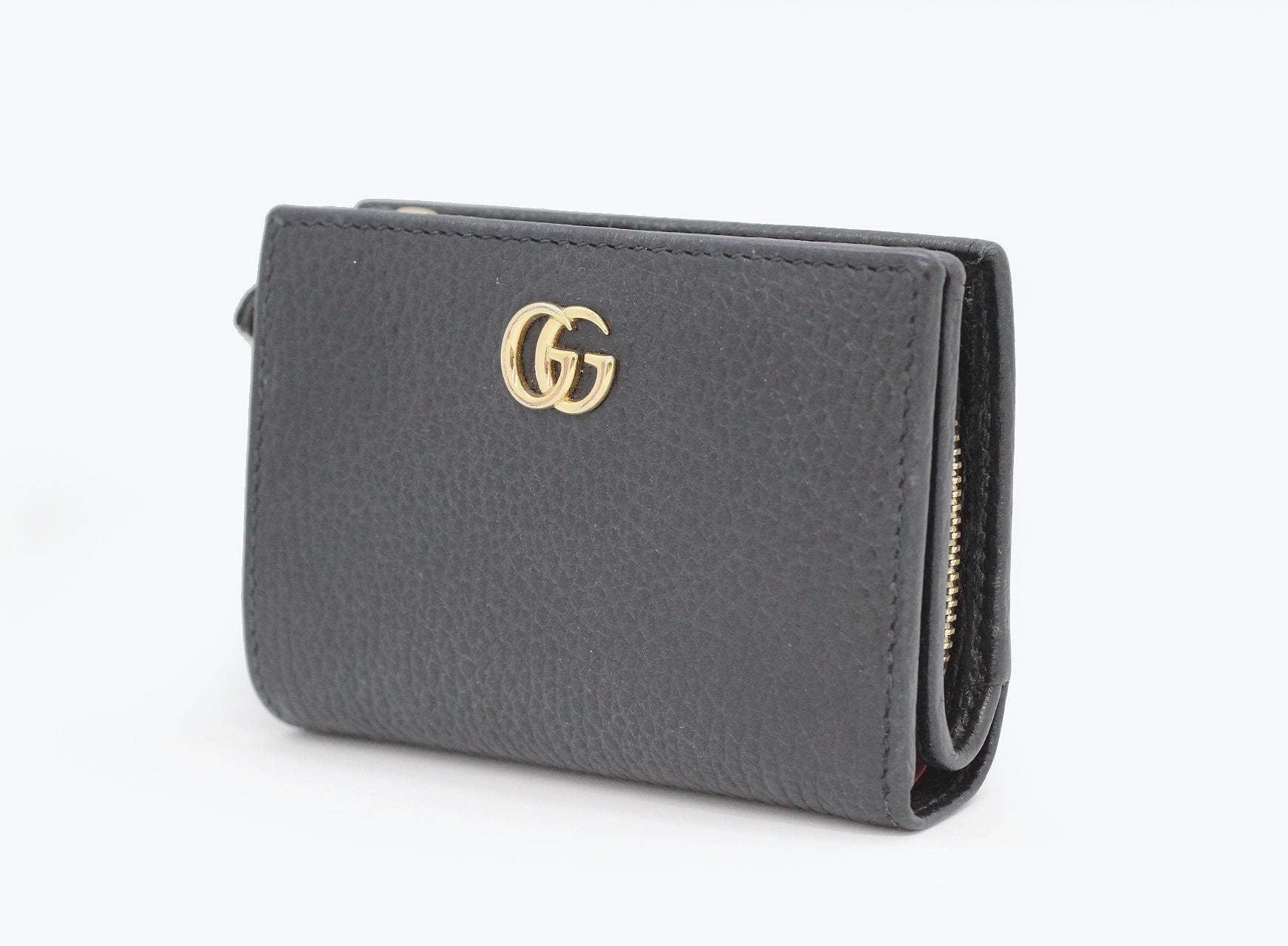 GUCCI(グッチ) コンパクトウォレット 772738 AAC1P 1061 ダブルG 二つ折りウォレット 日本限定モデル - 安心保証・業界最安値の販売 福助