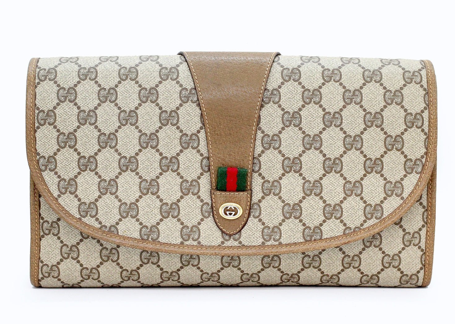 GUCCI(グッチ) オールドグッチ クラッチバッグ/セカンドバッグ 89.01.031 GG柄 PVC - 安心保証・業界最安値の販売 福助