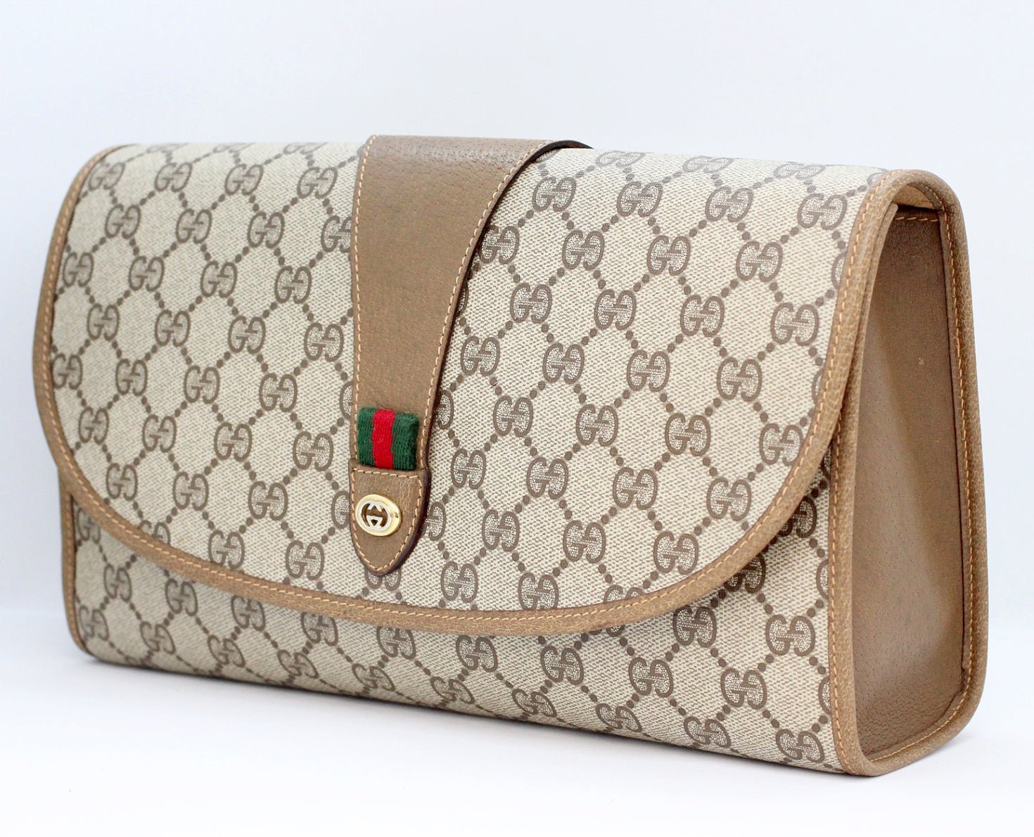 GUCCI(グッチ) オールドグッチ クラッチバッグ/セカンドバッグ 89.01.031 GG柄 PVC - 安心保証・業界最安値の販売 福助