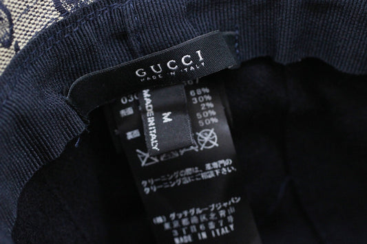 GUCCI(グッチ) バケットハット シェリーライン GGキャンバス 030367 28867 ネイビー - 電動工具・楽器・ブランド・住設家電も総合リユース｜リサイクルショップ福助
