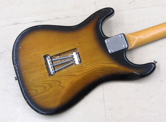 Guyatone グヤトーン CUSTOM ストラトタイプ ギター 希少なローズ指板個体 ペグ/PU交換有 - 安心保証・業界最安値の販売 福助