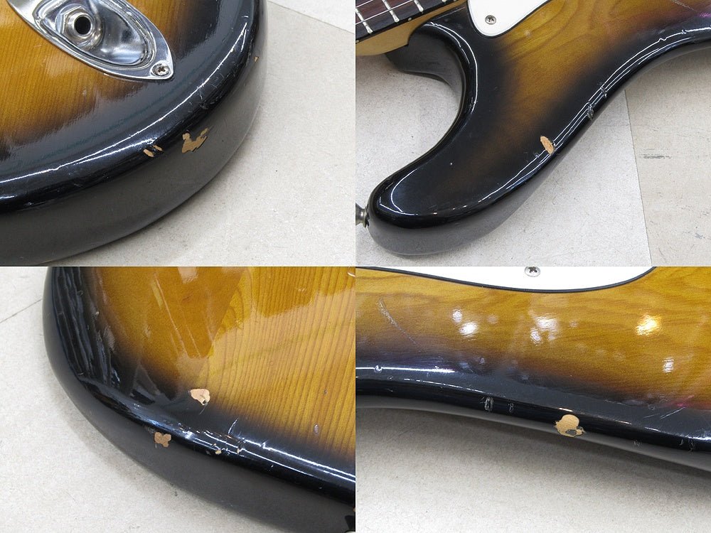 Guyatone グヤトーン CUSTOM ストラトタイプ ギター 希少なローズ指板個体 ペグ/PU交換有 - 安心保証・業界最安値の販売 福助