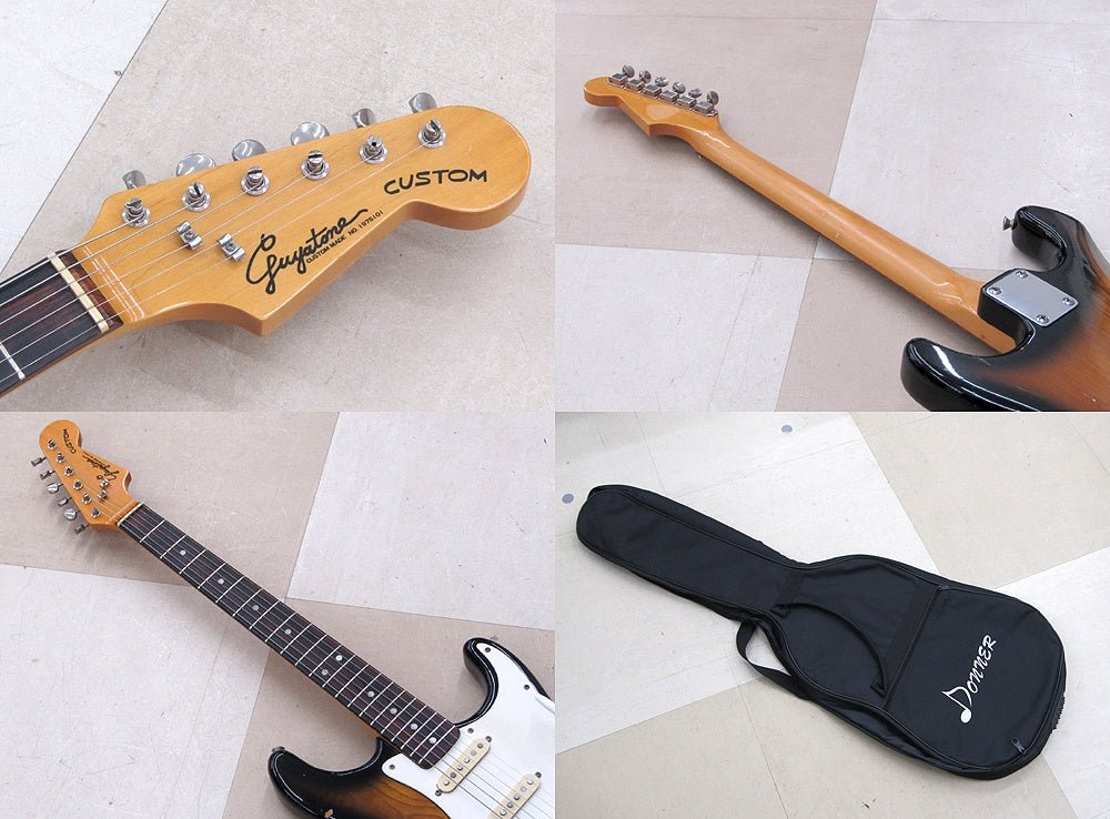 Guyatone グヤトーン CUSTOM ストラトタイプ ギター 希少なローズ指板個体 ペグ/PU交換有 - 安心保証・業界最安値の販売 福助