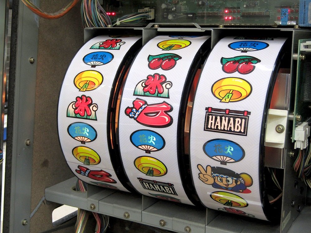 パチスロ実機 アルゼ ハナビ HANABI 4号機 家庭用パチスロ実機 コイン機 スロット 個人宅配送可能 - 安心保証・業界最安値の販売 福助