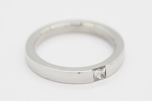 HARRY WINSTON(ハリーウィンストン) Pt950 ペアリング/マリッジリング プリンセスカット ダイヤモンド 15号/6.5号 - 電動工具・楽器・ブランド・住設家電も総合リユース｜リサイクルショップ福助