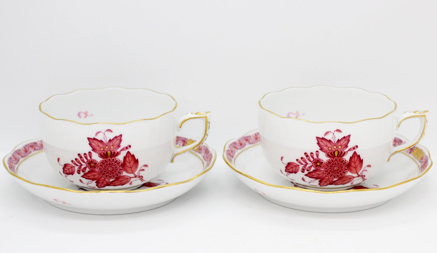 HEREND(ヘレンド) アポニー モーヴ カップ＆ソーサー 2客セット ペア 200ml - 安心保証・業界最安値の販売 福助