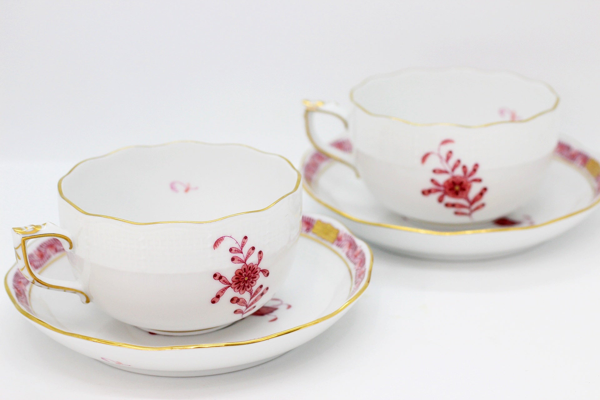 HEREND(ヘレンド) アポニー モーヴ カップ＆ソーサー 2客セット ペア 200ml - 安心保証・業界最安値の販売 福助