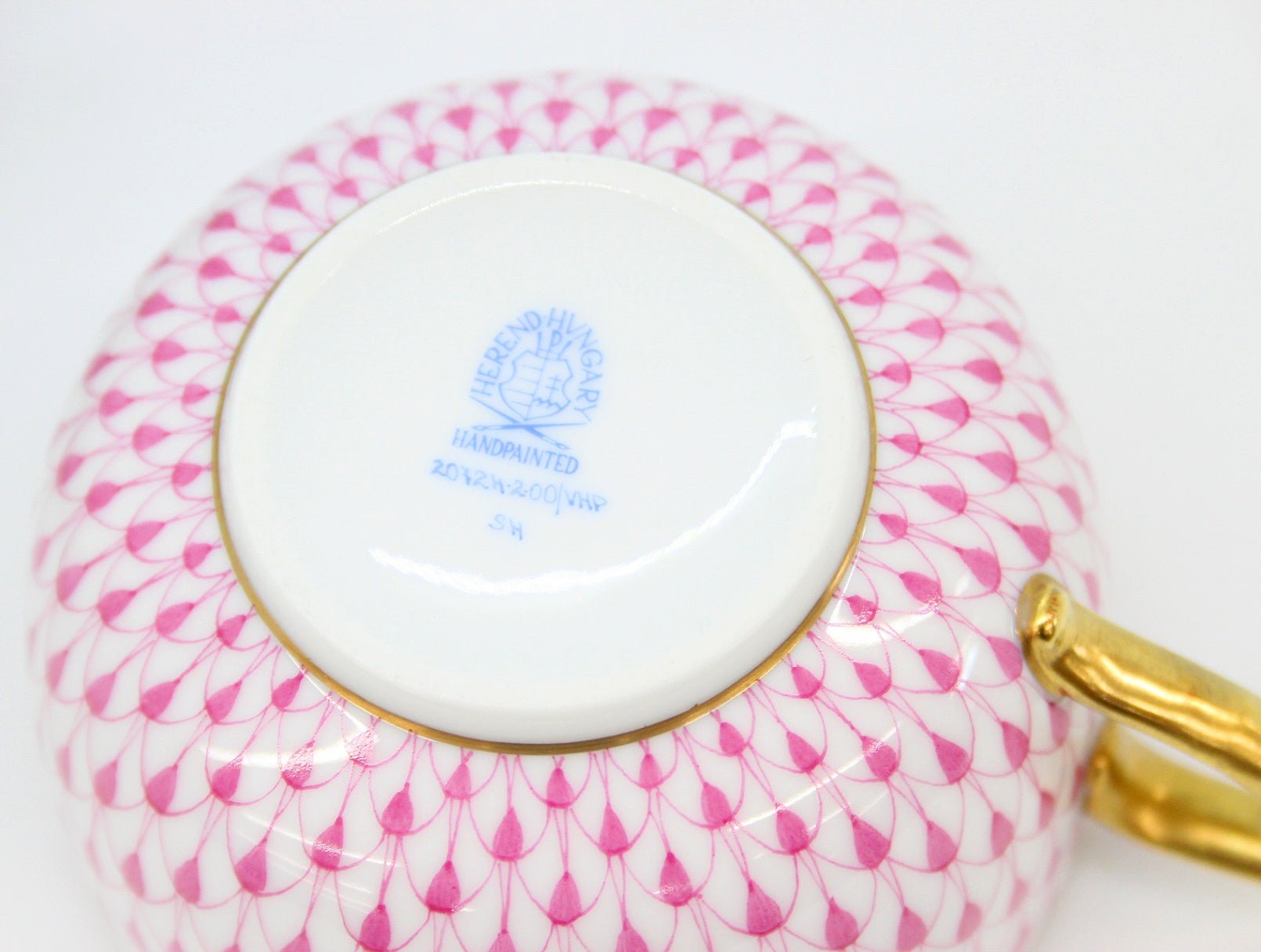 HEREND(ヘレンド) エカイユ カップ＆ソーサー ピンク ターコイズ ペア 200ml 2客セット - 安心保証・業界最安値の販売 福助