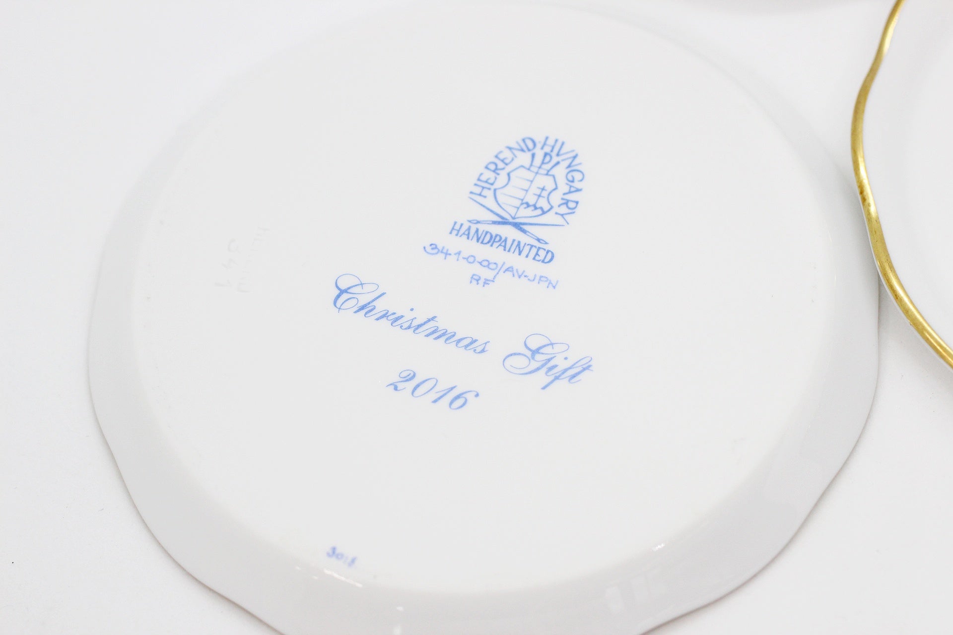 HEREND(ヘレンド) アポニー グリーン クリスマスギフト 2016 コースター 小皿 4枚セット - 安心保証・業界最安値の販売 福助