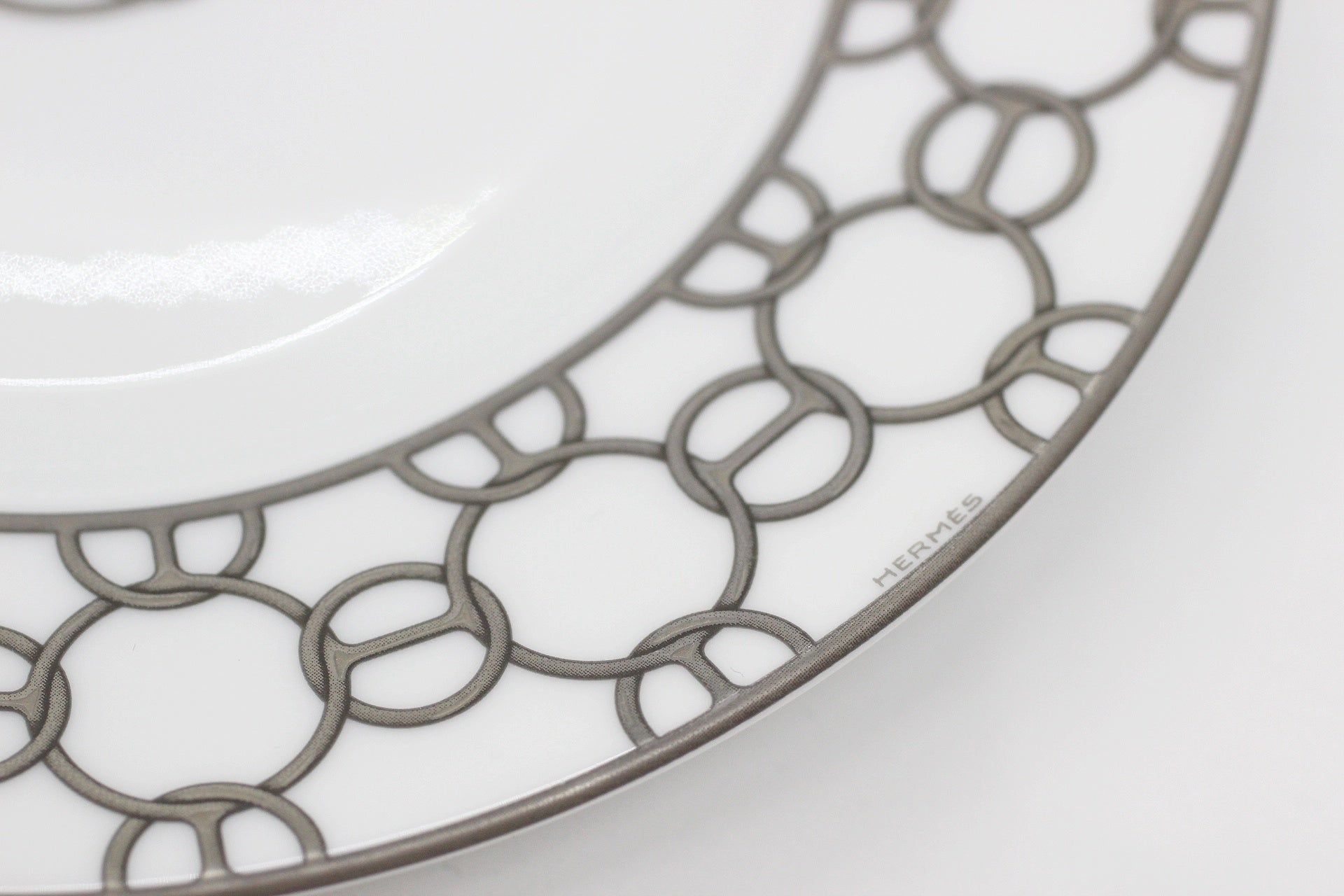 HERMES(エルメス) フィルダルジャン プレート16.5cm 皿 シルバーカラー - 安心保証・業界最安値の販売 福助