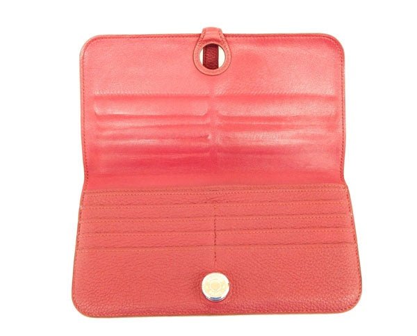 HERMES/エルメス ドゴンロング　財布　ボルドー - 安心保証・業界最安値の販売 福助