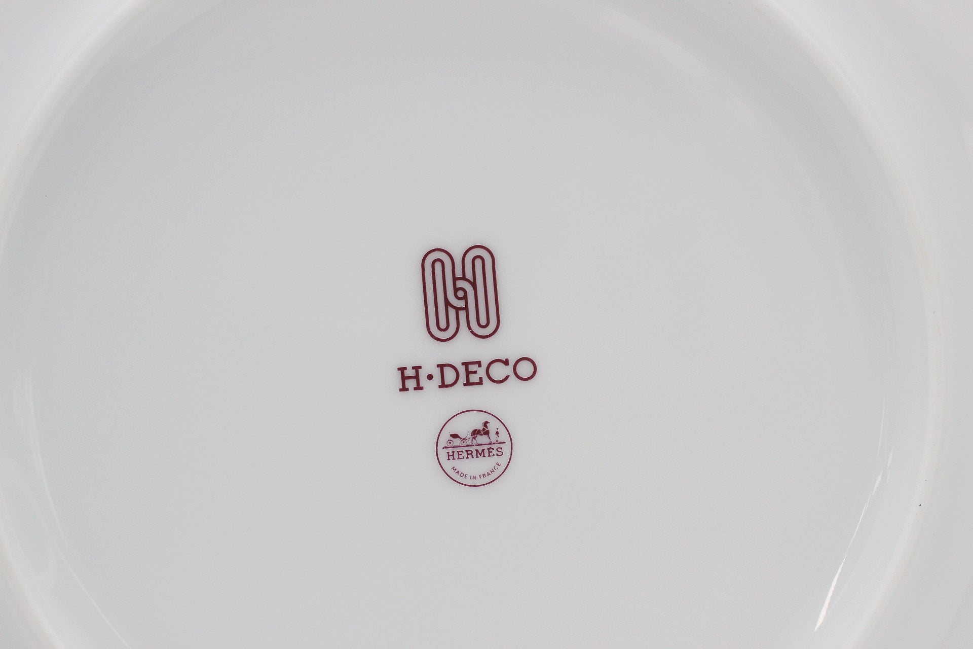 HERMES(エルメス) デザートプレート No2 〈Hデコ〉 レッド - 安心保証・業界最安値の販売 福助