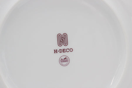 HERMES(エルメス) デザートプレート No2 〈Hデコ〉 レッド - 安心保証・業界最安値の販売 福助