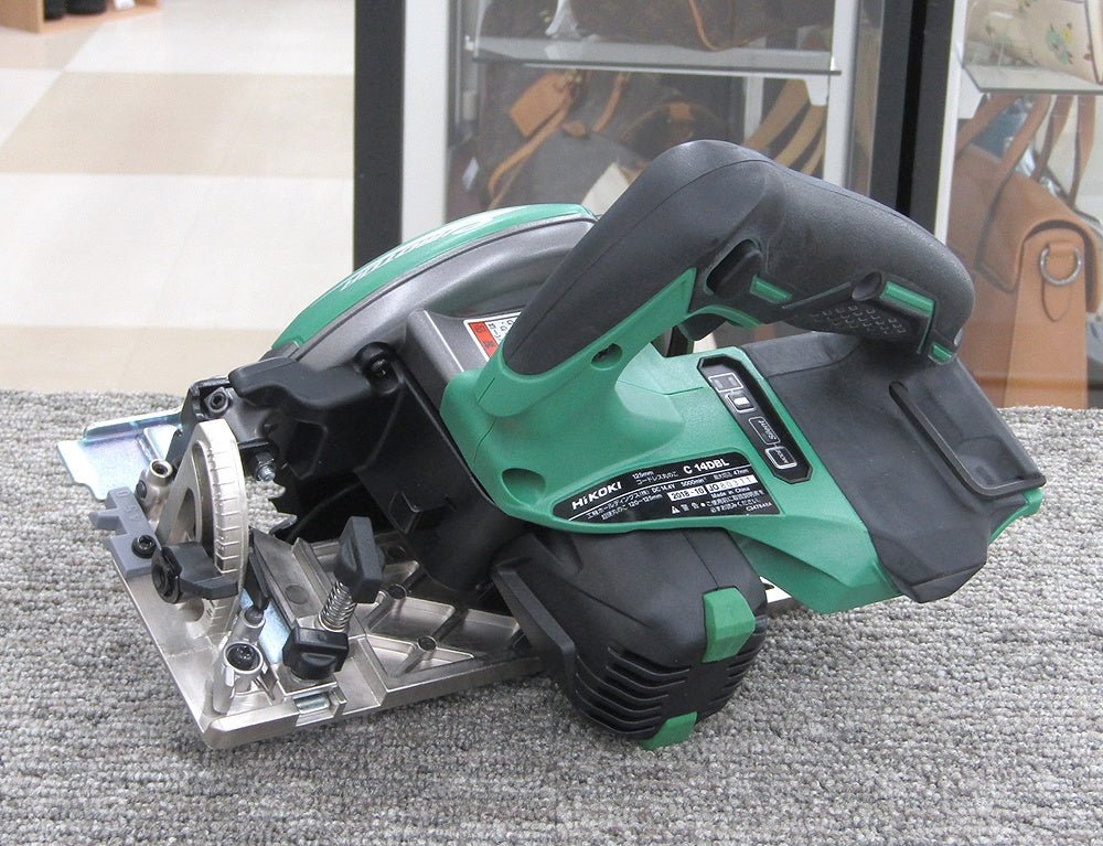 HIKOKI ハイコーキ 14.4V コードレス丸のこ 充電式 6.0Ah 刃径125mm C14DBL(LYPK) - 電動工具・楽器・ブランド・住設家電も総合リユース｜リサイクルショップ福助