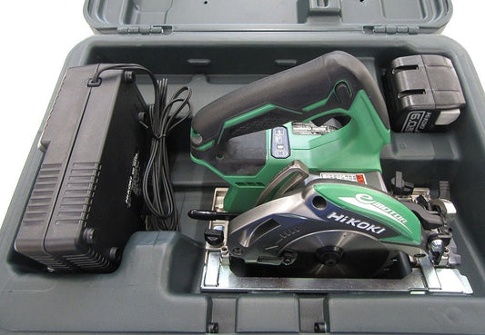 HIKOKI ハイコーキ 14.4V コードレス丸のこ 充電式 6.0Ah 刃径125mm C14DBL(LYPK) - 電動工具・楽器・ブランド・住設家電も総合リユース｜リサイクルショップ福助