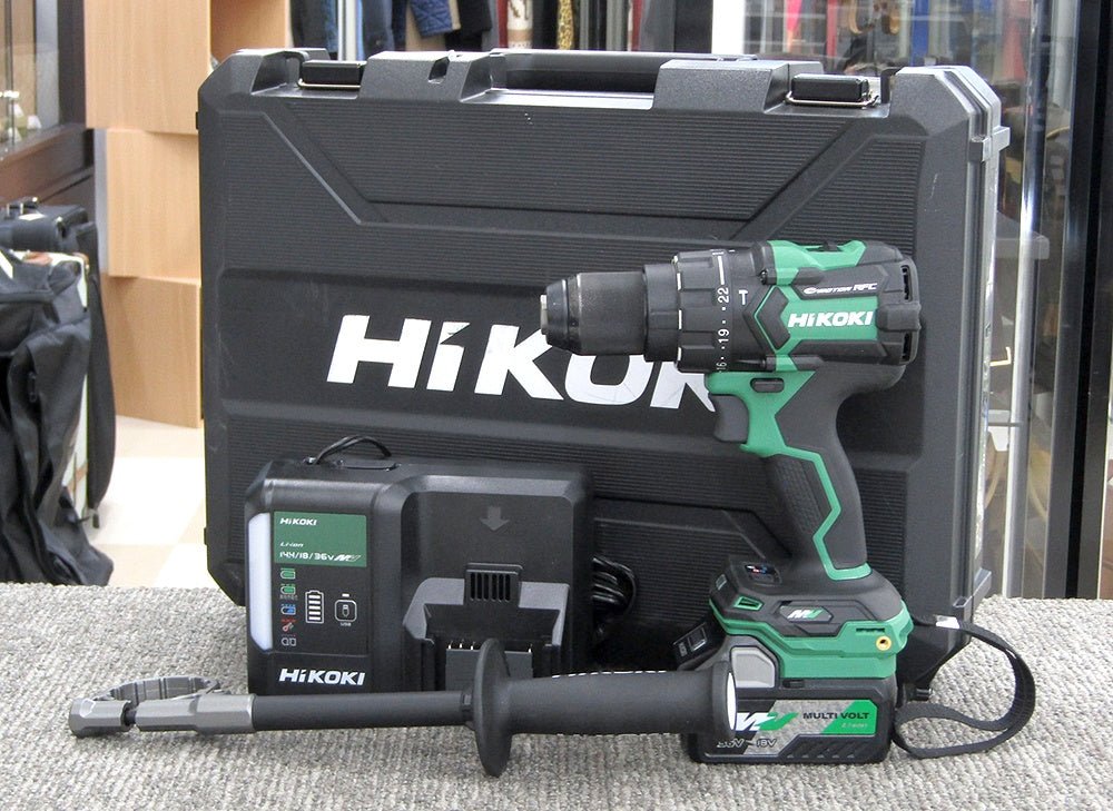 HiKOKI ハイコーキ 36V 振動ドライバドリル DV36DC バッテリー×1/充電器付属 - 電動工具・楽器・ブランド・住設家電も総合リユース｜リサイクルショップ福助