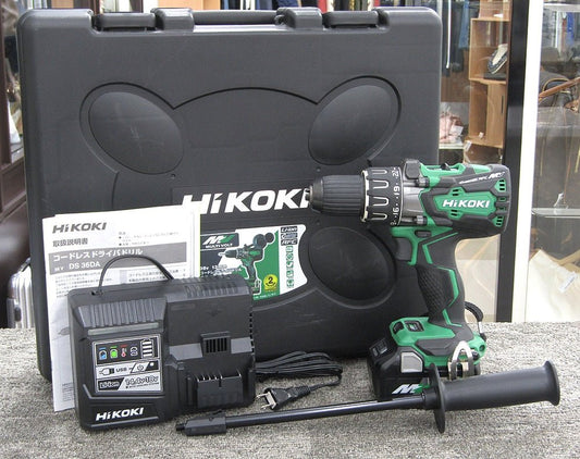 HiKOKI ハイコーキ コードレスドリルドライバ DS36DA(2XP) 36Vマルチボルト - 電動工具・楽器・ブランド・住設家電も総合リユース｜リサイクルショップ福助