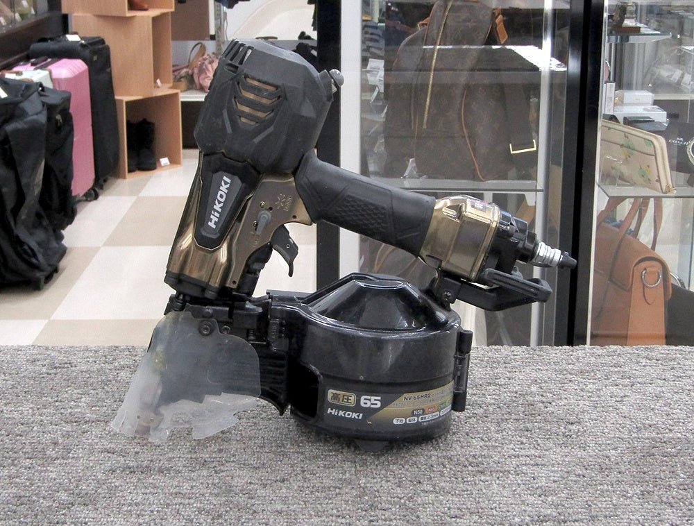 HiKOKI ハイコーキ 高圧ロール釘打機 NV65HR2(S) ハイゴールド - 電動工具・楽器・ブランド・住設家電も総合リユース｜リサイクルショップ福助