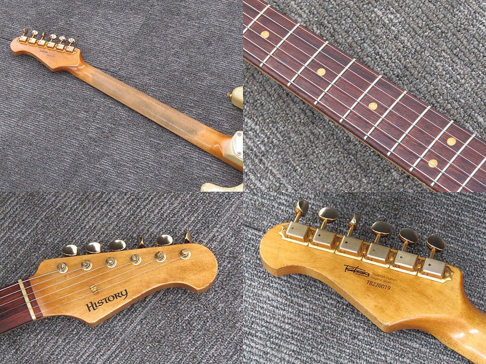 HISTORY ヒストリー HST/SSH/ash-Tsubasa 60's BLD Heavy Aged ストラトタイプ ギター TSUBASA Guitarworkshopとのコラボモデル - 電動工具・楽器・ブランド・住設家電も総合リユース｜リサイクルショップ福助