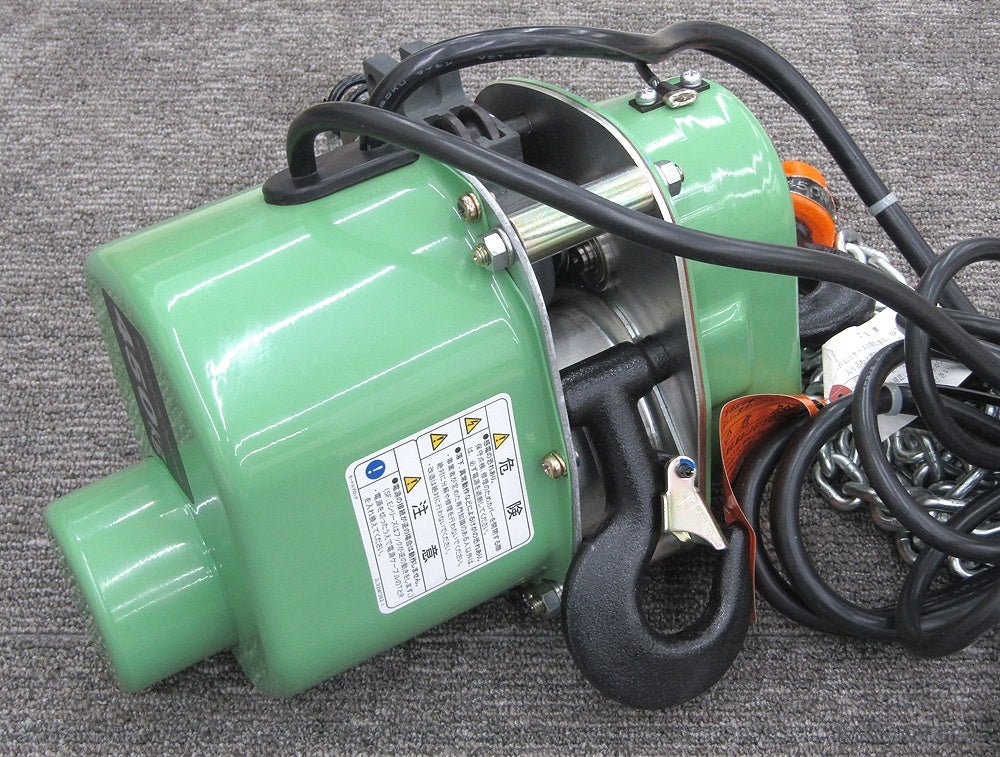 HITACHI 日立 ミニモートルブロック 力じまん 1/2E2 2181 - 1203 200V 50/60Hz 定格荷重450kg 揚程3m チェーンブロック - 電動工具・楽器・ブランド・住設家電も総合リユース｜リサイクルショップ福助
