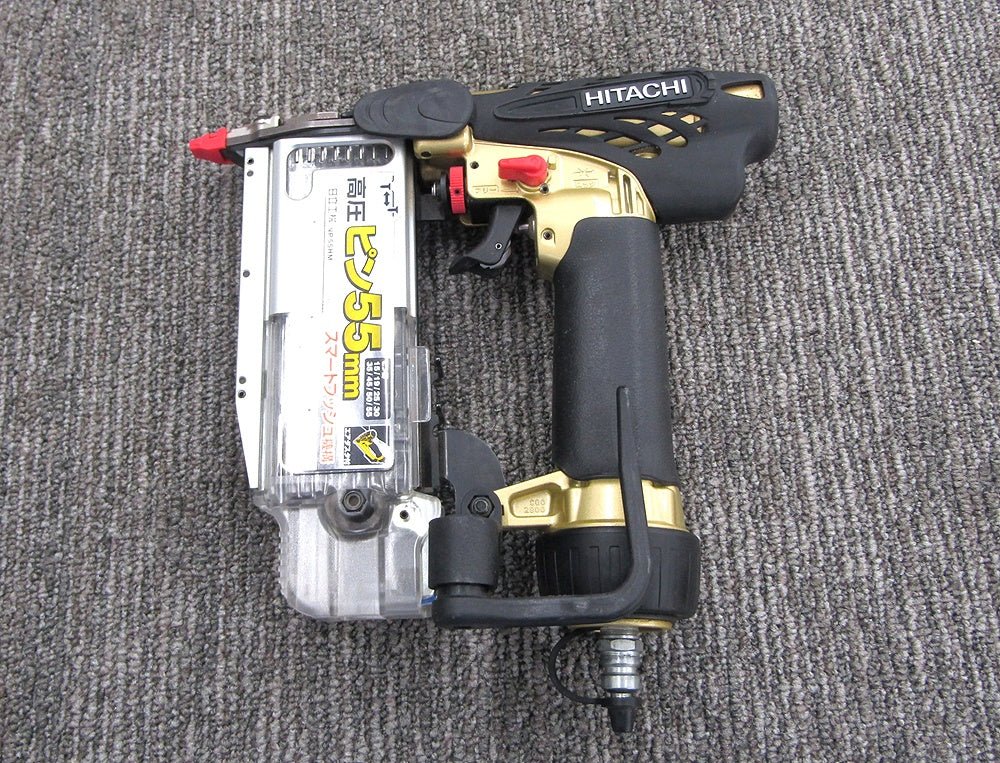 HITACHI 日立工機 高圧ピン釘打機 NP55HM 電動工具 ピンネイラ - 電動工具・楽器・ブランド・住設家電も総合リユース｜リサイクルショップ福助