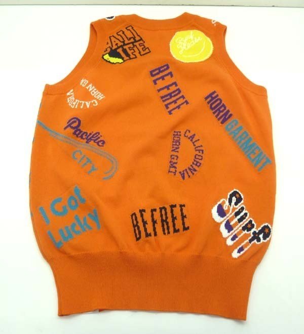 HORN GARMENT/ホーンガーメント ニットベスト ゴルフウエア レディース HCW - 1A - AB04 - 安心保証・業界最安値の販売 福助