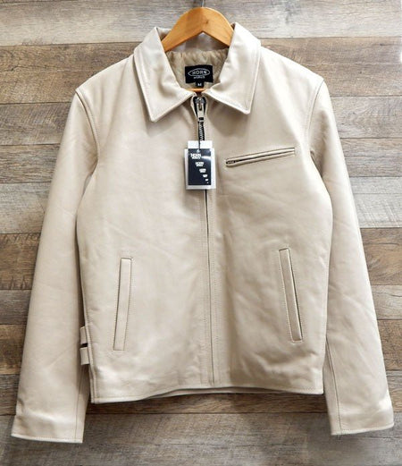 HORN WORKS/ホーンワークス レザージャケット　バッファロー　ベージュ - 安心保証・業界最安値の販売 福助