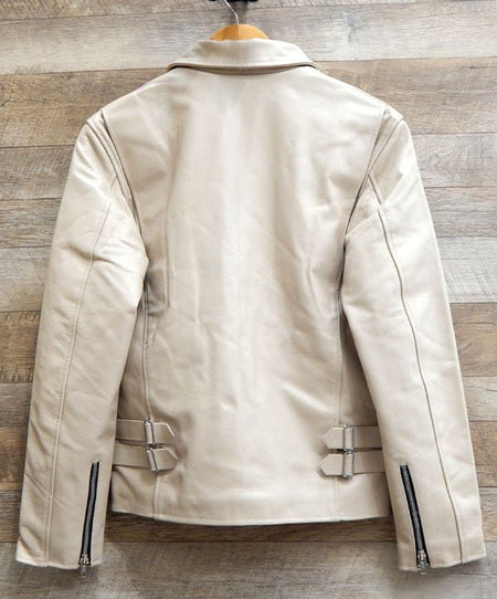 HORN WORKS/ホーンワークス レザージャケット　バッファロー　ベージュ - 安心保証・業界最安値の販売 福助