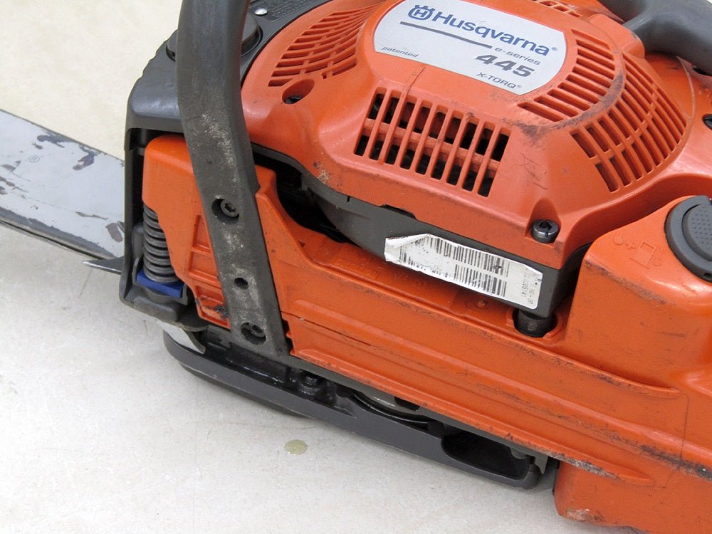 Husqvarna ハスクバーナ 445 エンジン式チェーンソー - 電動工具・楽器・ブランド・住設家電も総合リユース｜リサイクルショップ福助