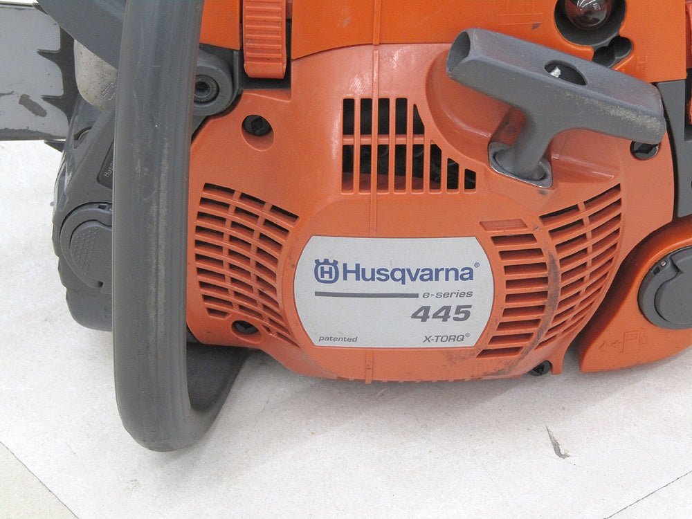 Husqvarna ハスクバーナ 445 エンジン式チェーンソー - 電動工具・楽器・ブランド・住設家電も総合リユース｜リサイクルショップ福助