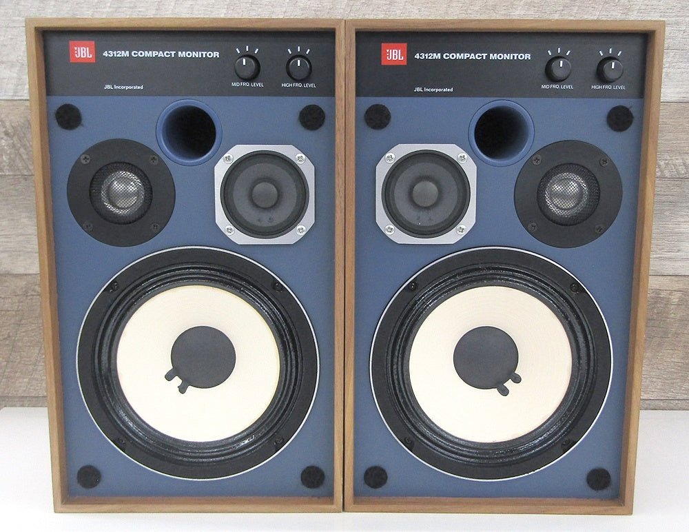 JBL 4312M スピーカーペア 3Way3スピーカー ブックシェルフ型 バスレフ方式 Compact Monitor - 安心保証・業界最安値の販売 福助
