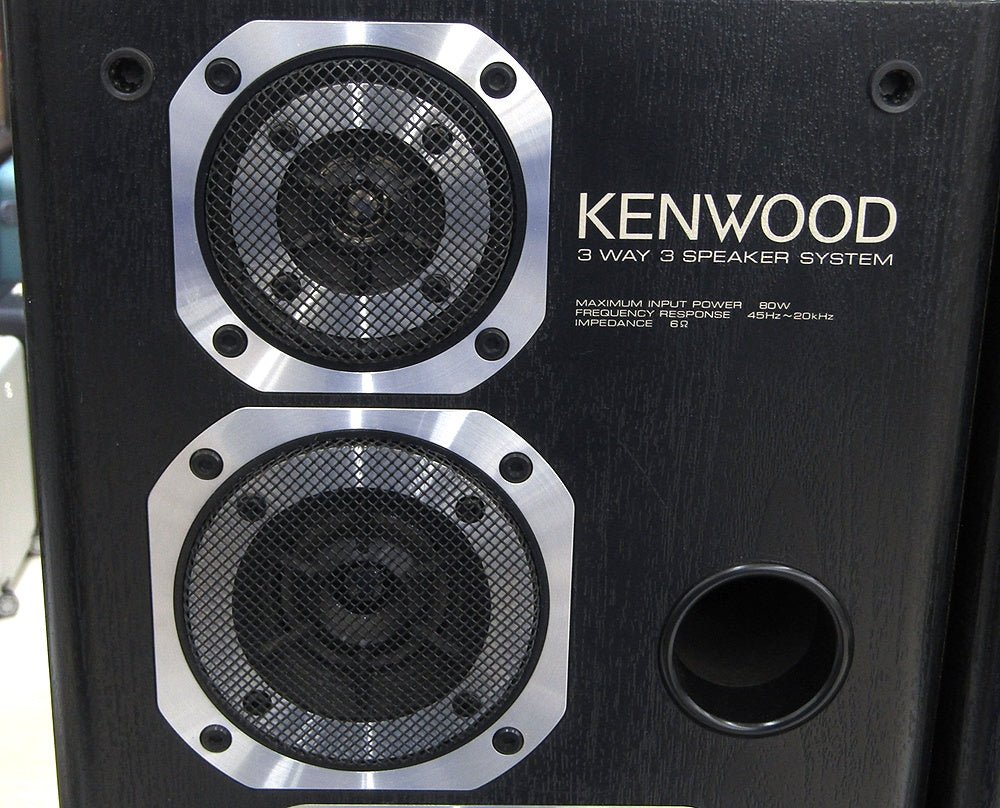 KENWOOD ケンウッド スピーカー ペア ROXY DG1 3Way3スピーカー バスレフ方式 - 電動工具・楽器・ブランド・住設家電も総合リユース｜リサイクルショップ福助