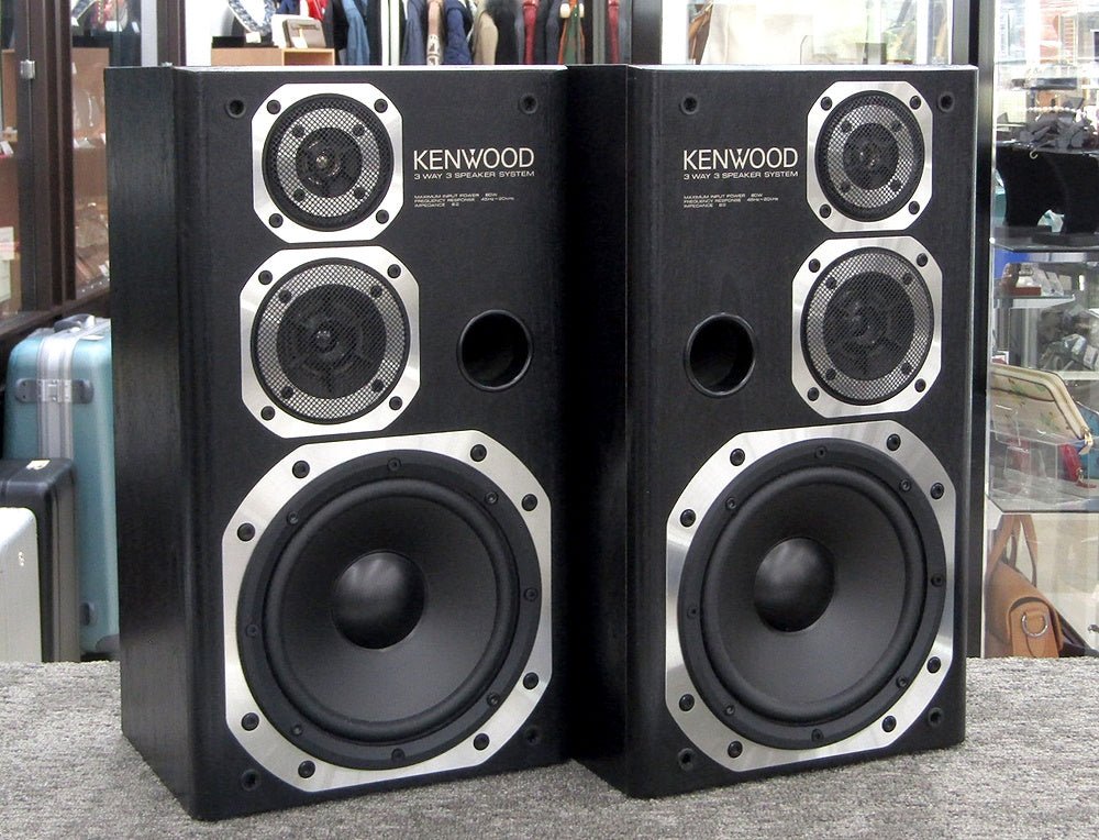 KENWOOD ケンウッド スピーカー ペア ROXY DG1 3Way3スピーカー バスレフ方式 - 電動工具・楽器・ブランド・住設家電も総合リユース｜リサイクルショップ福助