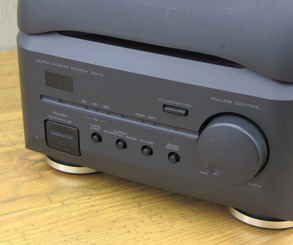 KENWOOD ケンウッド SW-9 アクティブスーパーウーファー サブウーファー アンプ内蔵 - 電動工具・楽器・ブランド・住設家電も総合リユース｜リサイクルショップ福助