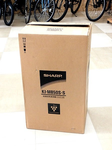 シャープ 加湿空気清浄機 KI - M850S - S シルバー系 床置き型 プラズマクラスター - 電動工具・楽器・ブランド・住設家電も総合リユース｜リサイクルショップ福助
