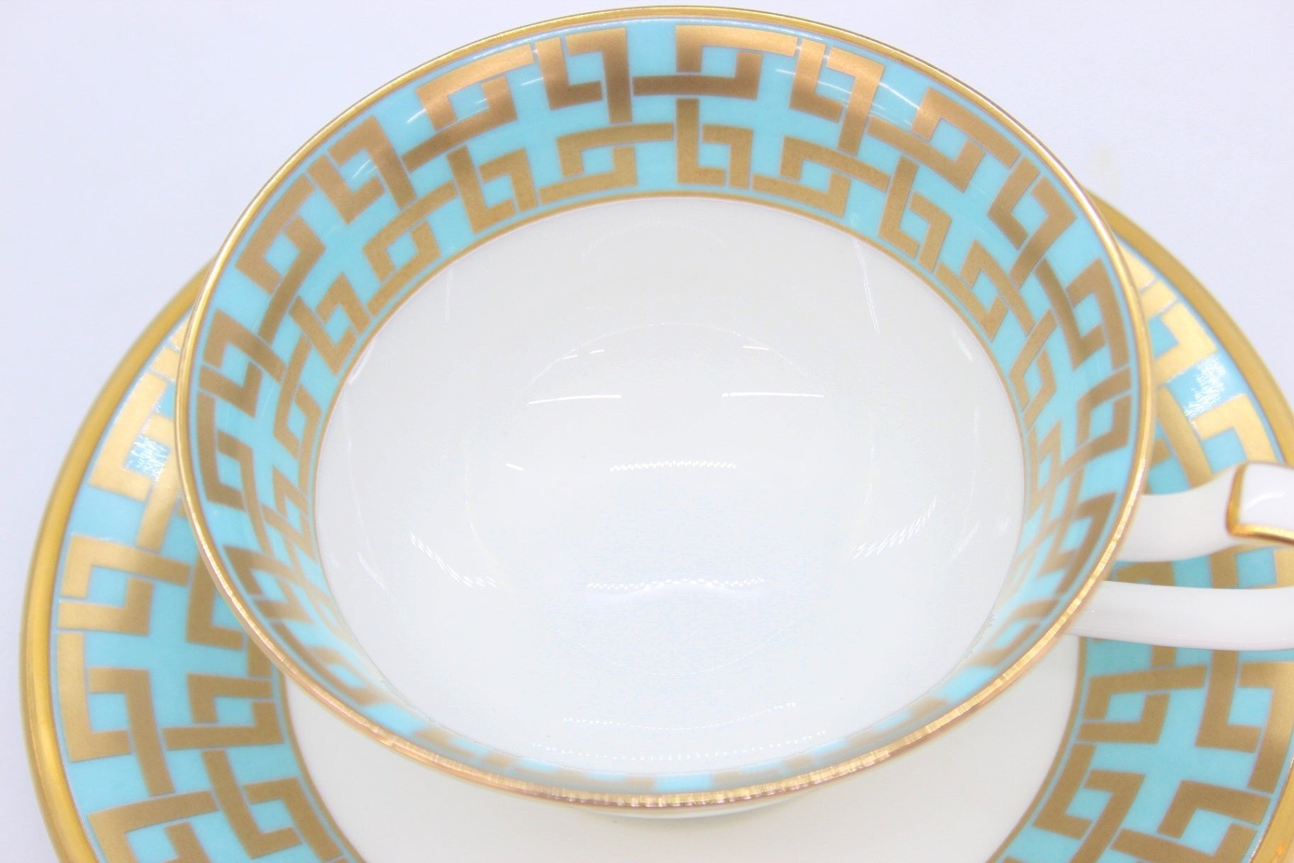 KIRA KARACHO×NORITAKE コラボ ノリタケ 雲母唐長 カップ＆ソーサー KAKU TSUNAGI 角つなぎ - 安心保証・業界最安値の販売 福助