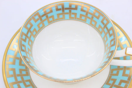 KIRA KARACHO×NORITAKE コラボ ノリタケ 雲母唐長 カップ＆ソーサー KAKU TSUNAGI 角つなぎ - 安心保証・業界最安値の販売 福助