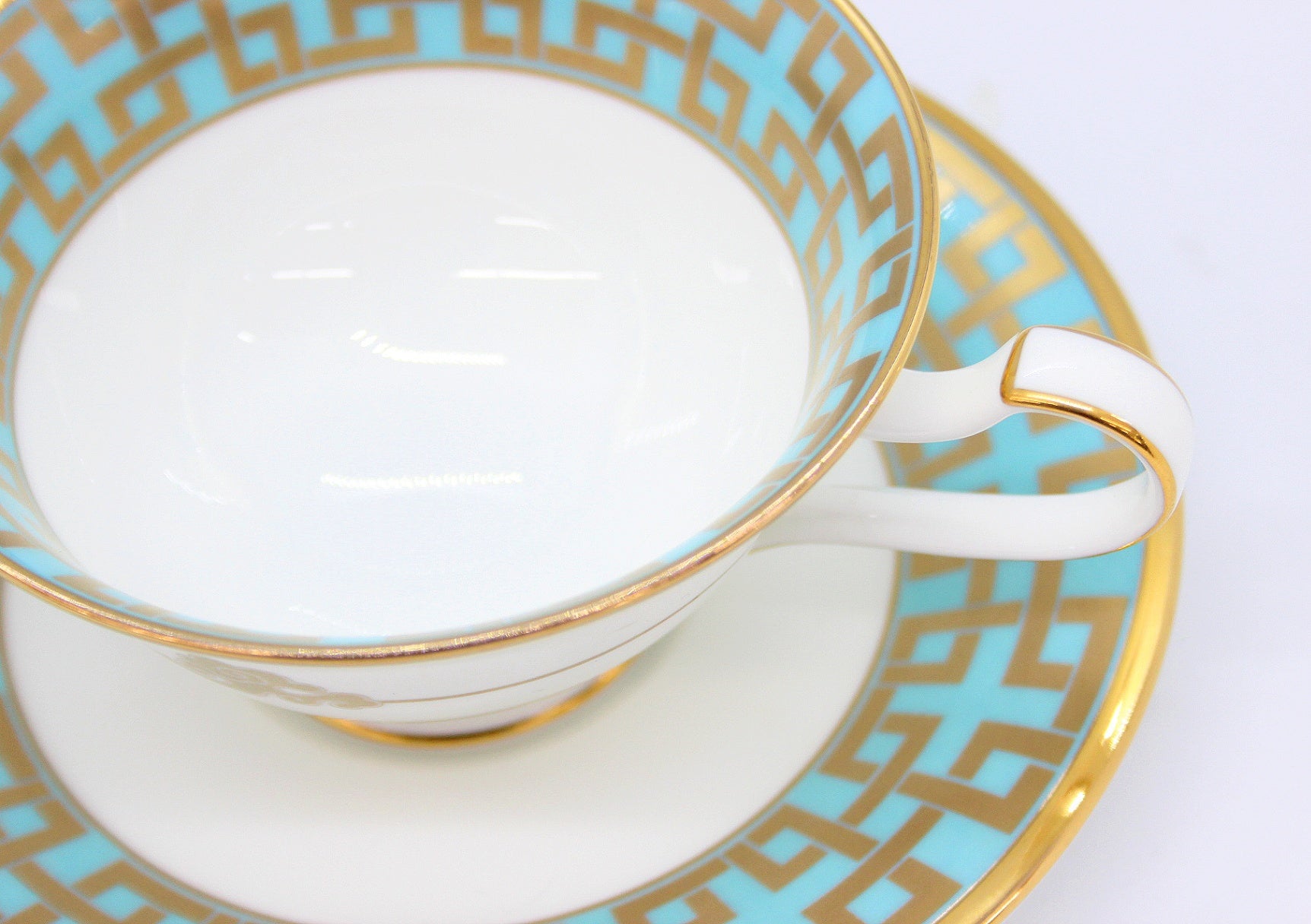 KIRA KARACHO×NORITAKE コラボ ノリタケ 雲母唐長 カップ＆ソーサー KAKU TSUNAGI 角つなぎ - 安心保証・業界最安値の販売 福助