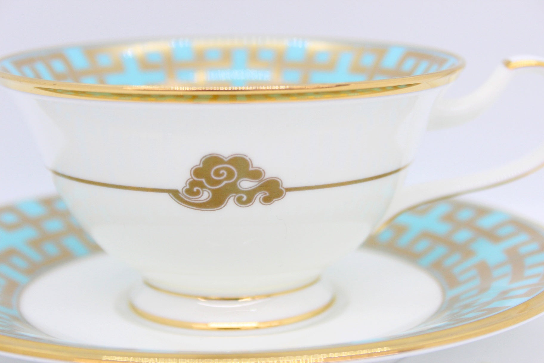 KIRA KARACHO×NORITAKE コラボ ノリタケ 雲母唐長 カップ＆ソーサー KAKU TSUNAGI 角つなぎ - 安心保証・業界最安値の販売 福助