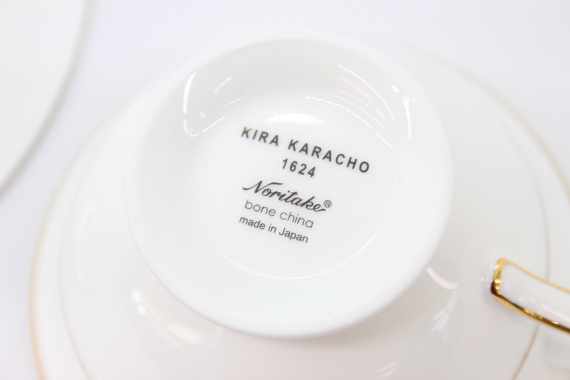KIRA KARACHO×NORITAKE コラボ ノリタケ 雲母唐長 カップ＆ソーサー KAKU TSUNAGI 角つなぎ - 安心保証・業界最安値の販売 福助