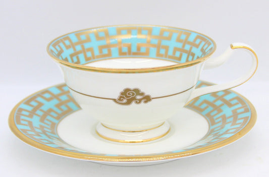 KIRA KARACHO×NORITAKE コラボ ノリタケ 雲母唐長 カップ＆ソーサー KAKU TSUNAGI 角つなぎ - 安心保証・業界最安値の販売 福助