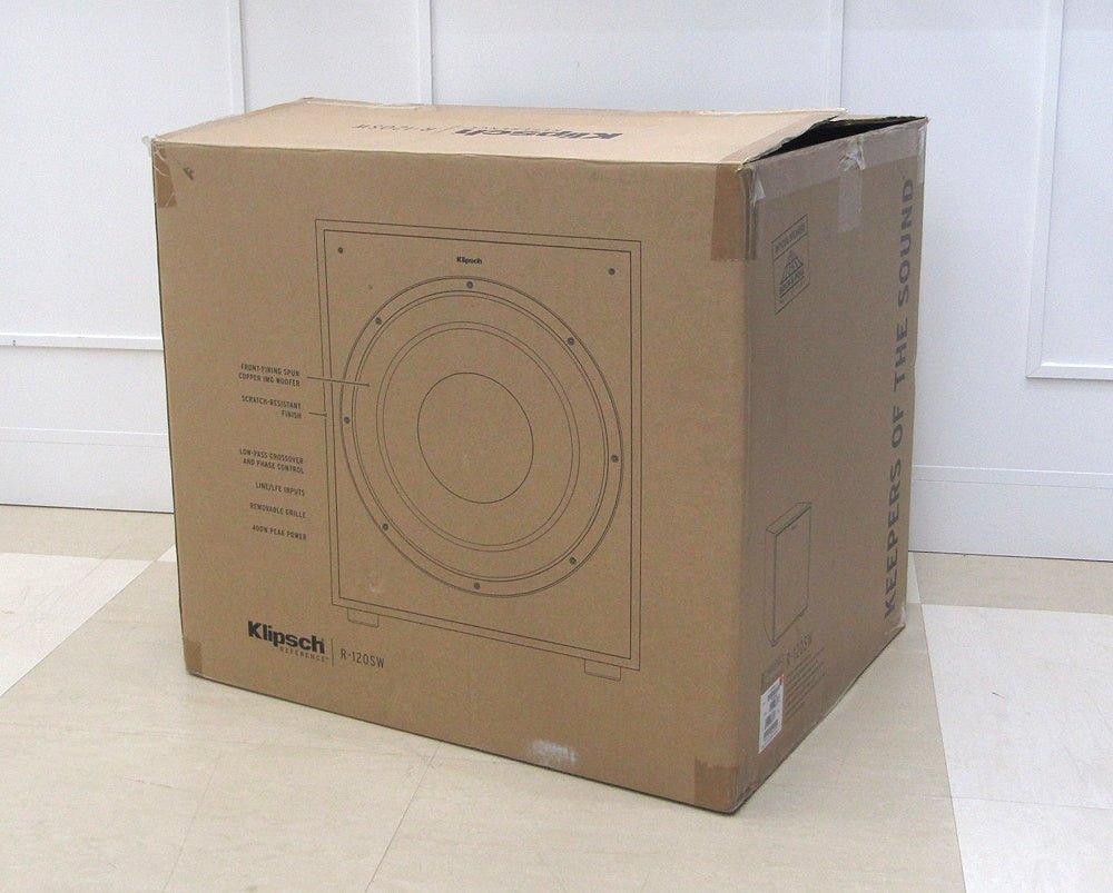KLIPSCH クリプシュ Reference R - 120SW サブウーファー 200W/400W クラスDアンプ内蔵バスレフ型 - 安心保証・業界最安値の販売 福助