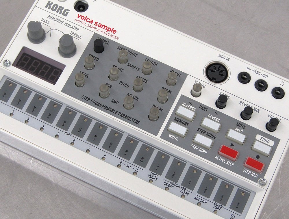KORG コルグ デジタルサンプルシーケンサー VOLCA - SAMPLE DIGITAL SAMPLE SEQUENCER - 安心保証・業界最安値の販売 福助