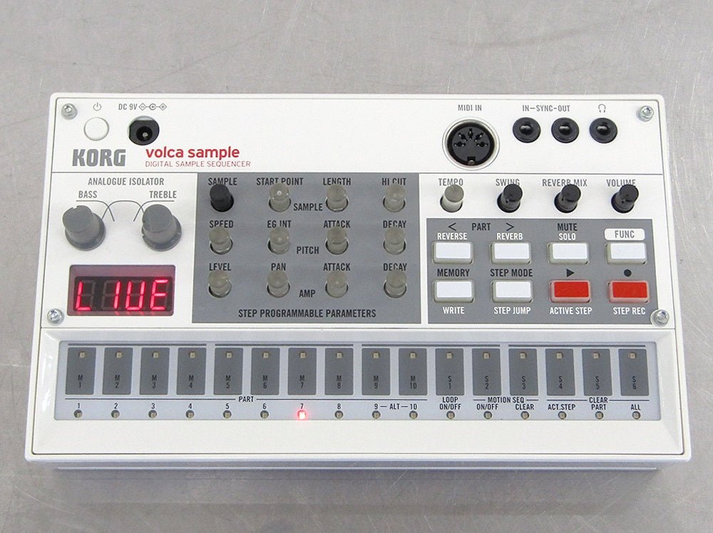 KORG コルグ デジタルサンプルシーケンサー VOLCA - SAMPLE DIGITAL SAMPLE SEQUENCER - 安心保証・業界最安値の販売 福助