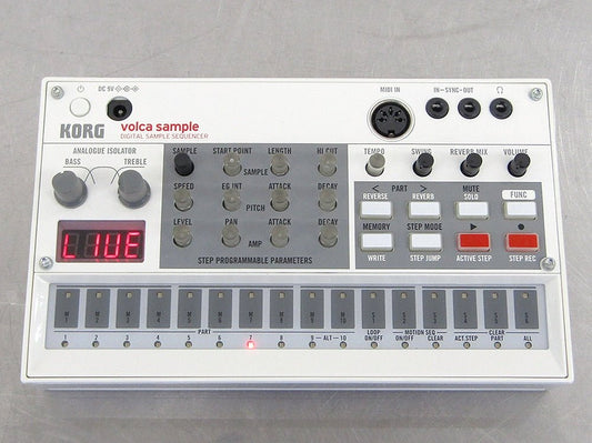 KORG コルグ デジタルサンプルシーケンサー VOLCA - SAMPLE DIGITAL SAMPLE SEQUENCER - 安心保証・業界最安値の販売 福助