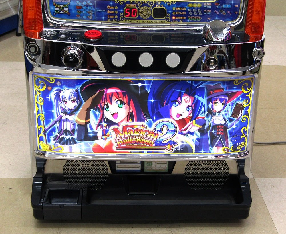 パチスロ実機 KPE マジカルハロウィン2 マジハロ コイン不要機搭載 100V電源対応 Vol調節つまみ有 - 電動工具・楽器・ブランド・住設家電も総合リユース｜リサイクルショップ福助